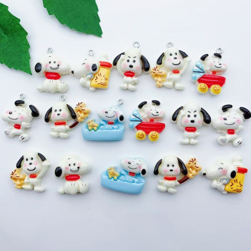 12pcs resin cartoon dog pendan - đánh giá và giá Resin Art Gift Ideas