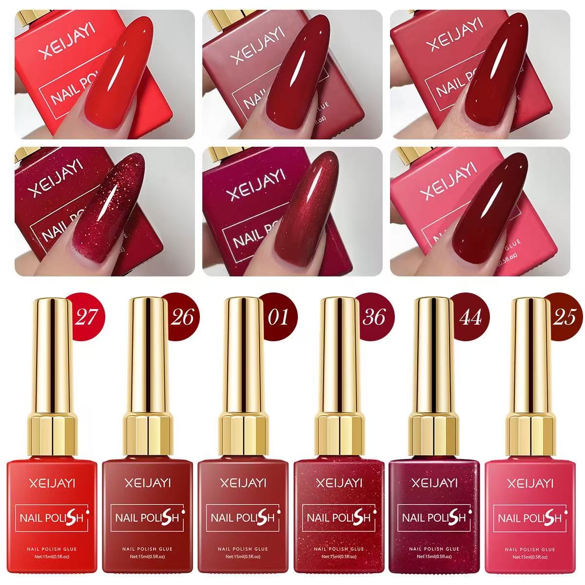 15ml Gel Nail Polish 6 Colors  - đánh giá và giá Resin Art Varnish