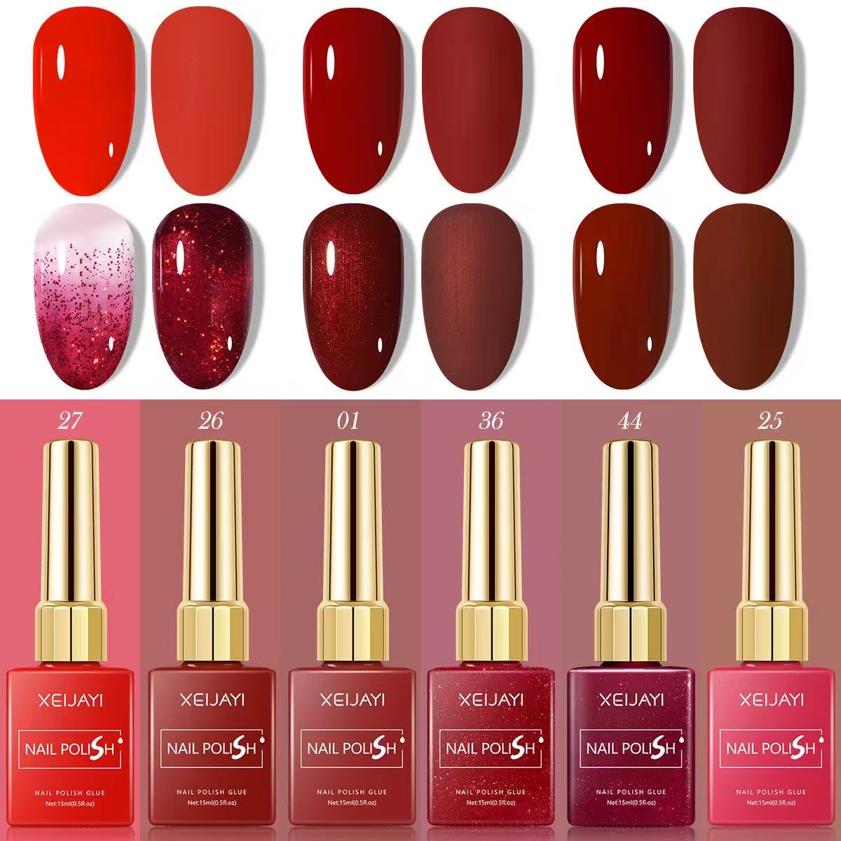 15ml Gel Nail Polish 6 Colors  - đánh giá và giá Resin Art Varnish