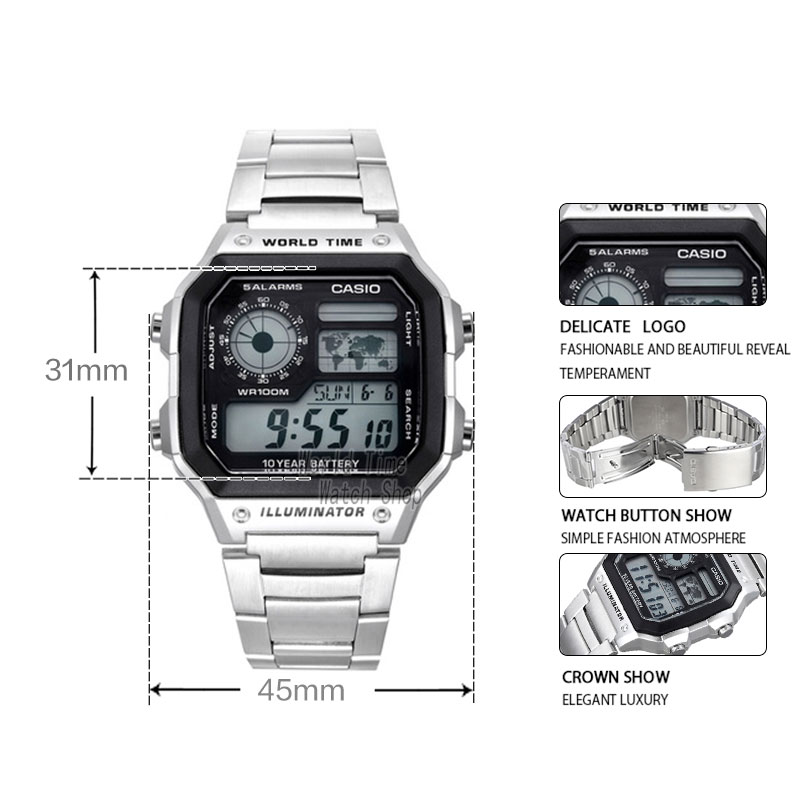 Casio watch Explosion watch me - đánh giá và giá Resin Art Watch