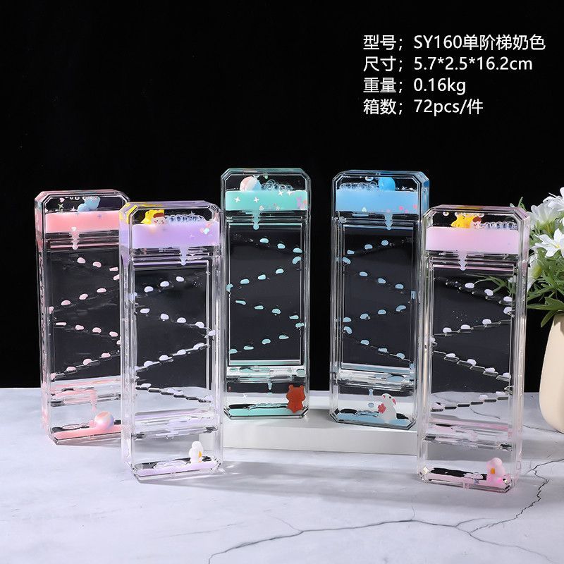 Creative cute slide oil leak d - đánh giá và giá Resin Art Clock