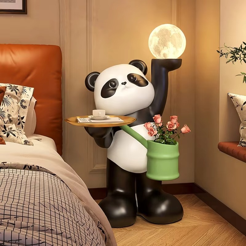 Creative Large Resin Panda Scu - đánh giá và giá Resin Art Floor Design