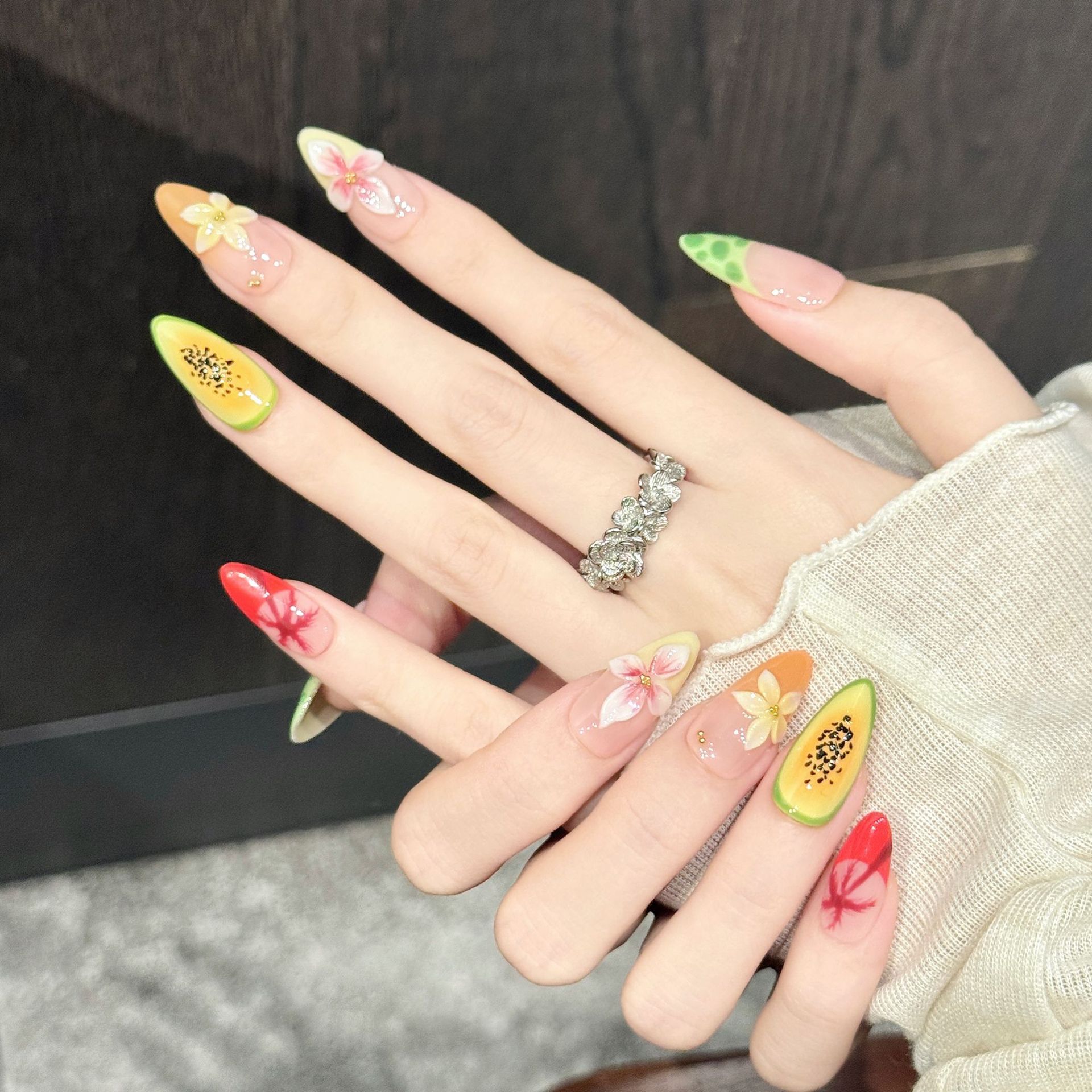 10pcs Hand-Pressed Medium Almo - đánh giá và giá Resin Art Using Flowers