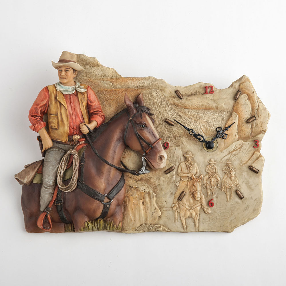 Vintage Western Cowboy Horse R - đánh giá và giá Resin Art Clock