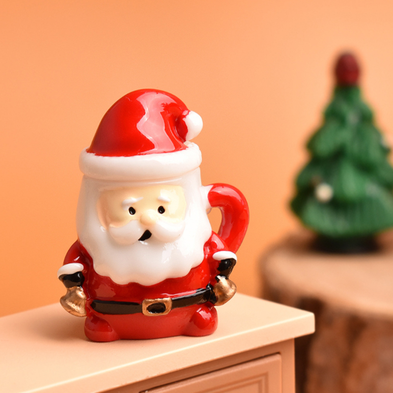 Mini Santa Teacup Ornament - R - đánh giá và giá Resin Art Craft