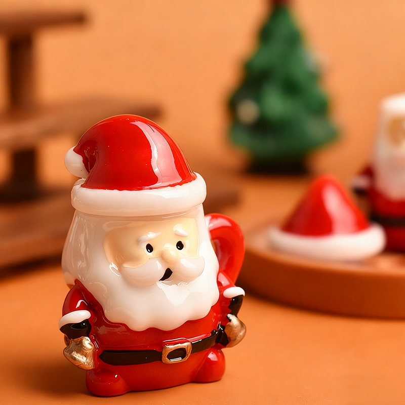 Mini Santa Teacup Ornament - R - đánh giá và giá Resin Art Craft