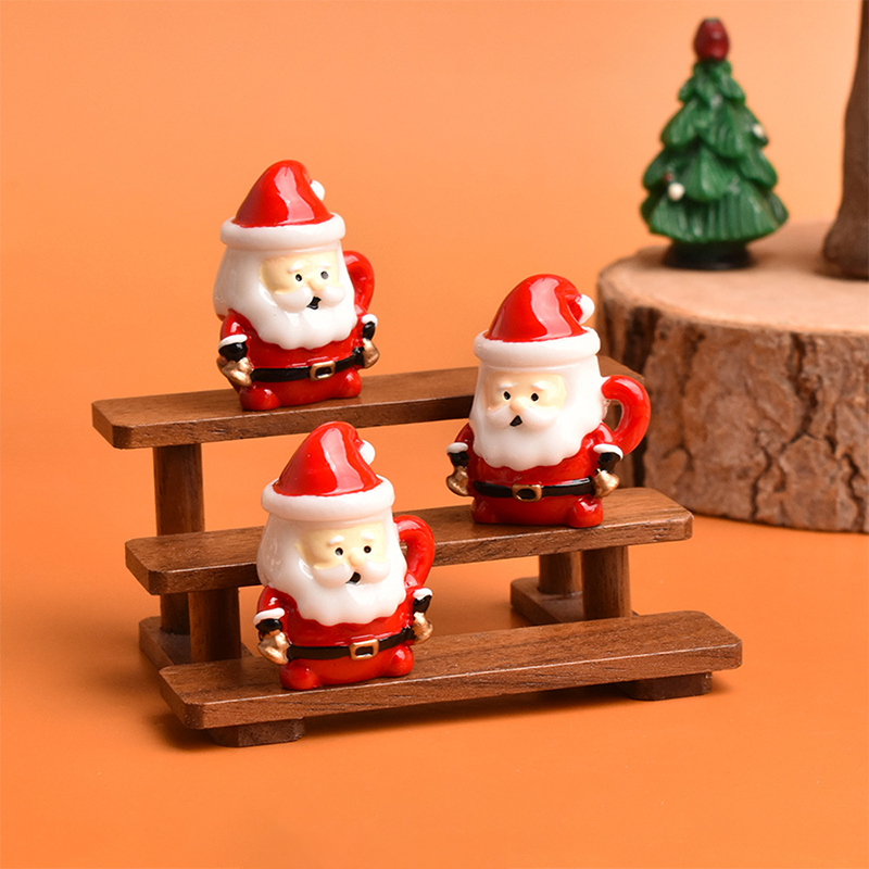 Mini Santa Teacup Ornament - R - đánh giá và giá Resin Art Craft