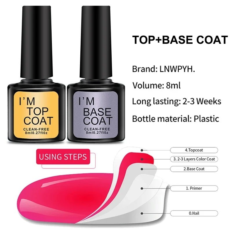 4 Pcs/Set Top Coat And Base Co - đánh giá và giá Resin Art Varnish