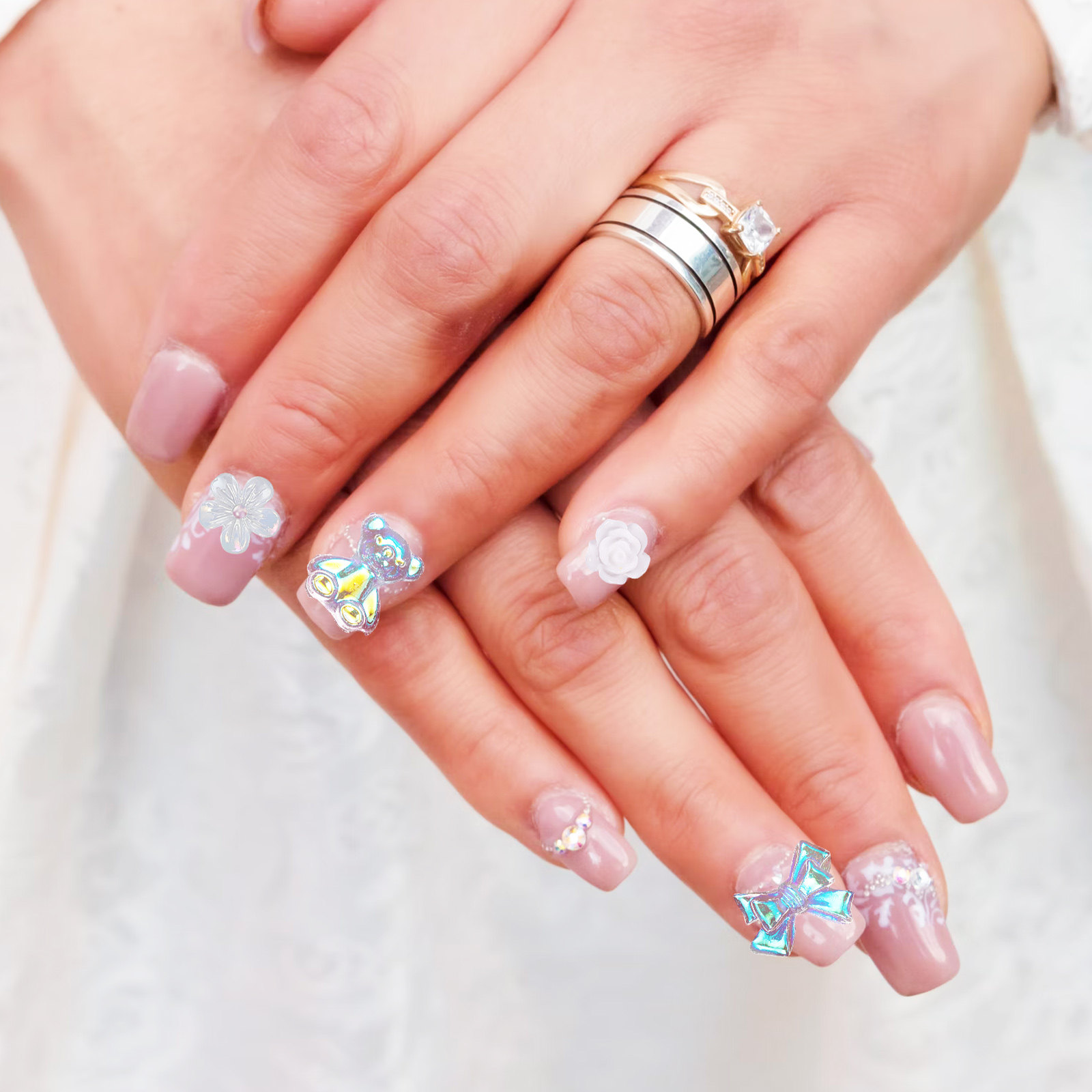 Nail Art DIY Charms Resin Flow - đánh giá và giá Resin Art Using Flowers