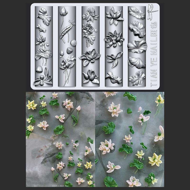 Z. Flowers Series 3D Curved Na - đánh giá và giá Resin Art Zone