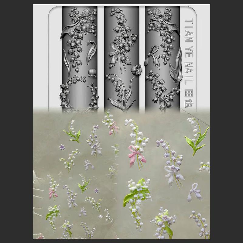 Z. Flowers Series 3D Curved Na - đánh giá và giá Resin Art Zone