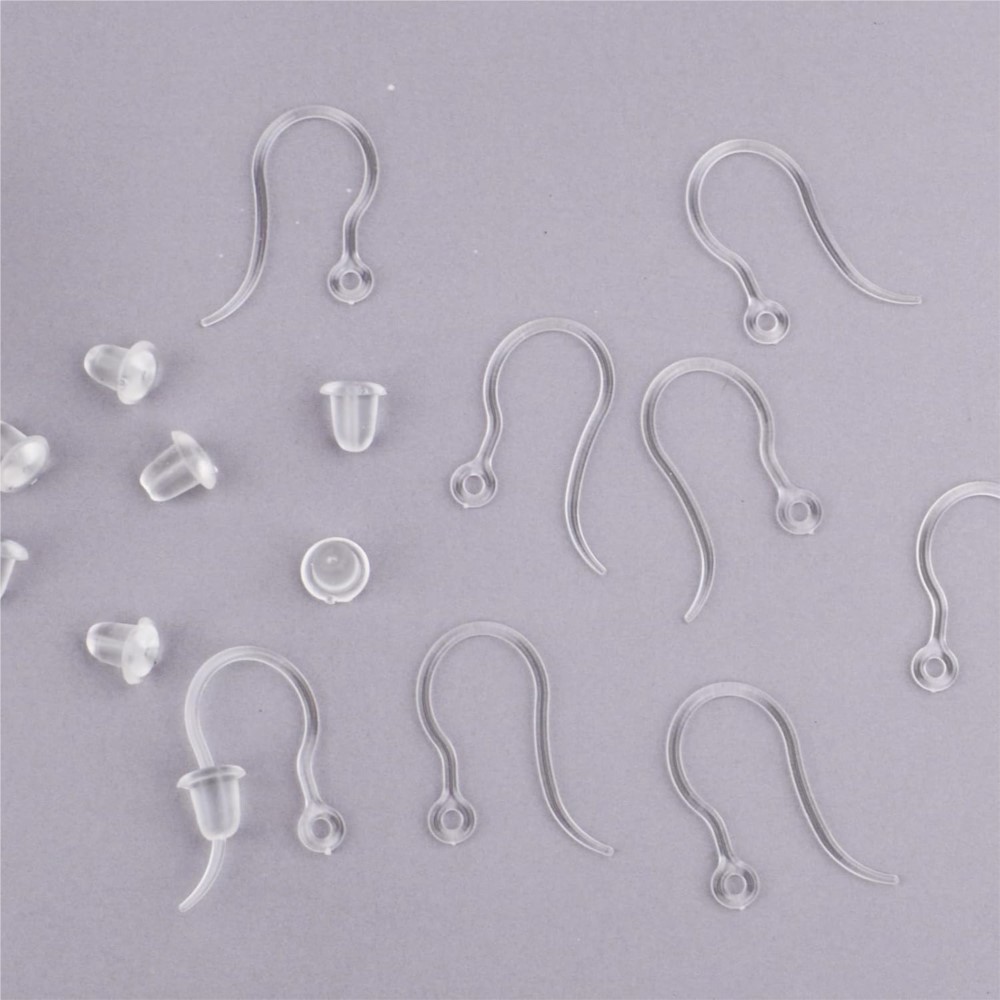 40pcs Clear Plastic Earring Ho - đánh giá và giá Resin Art Gift Ideas