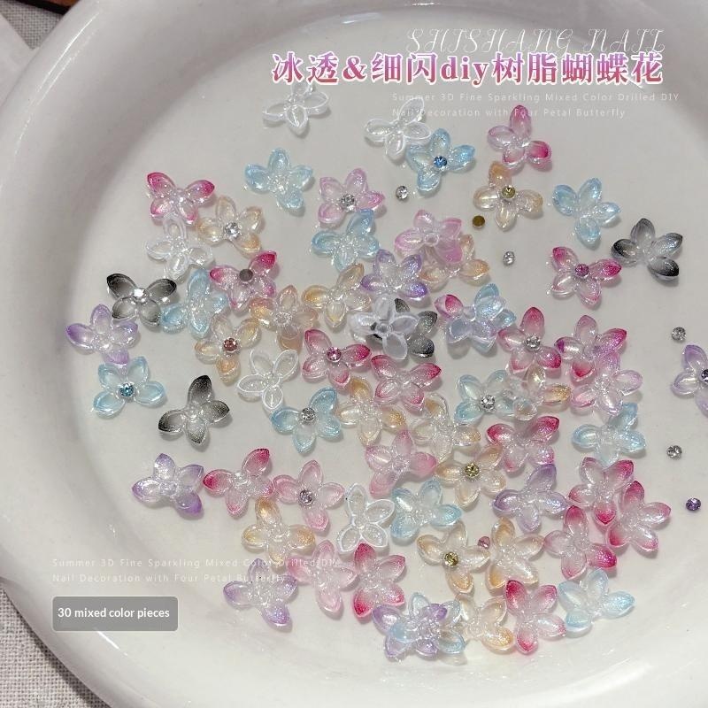 30Pcs 3D Glitter Resin Butterf - đánh giá và giá Resin Art Using Flowers