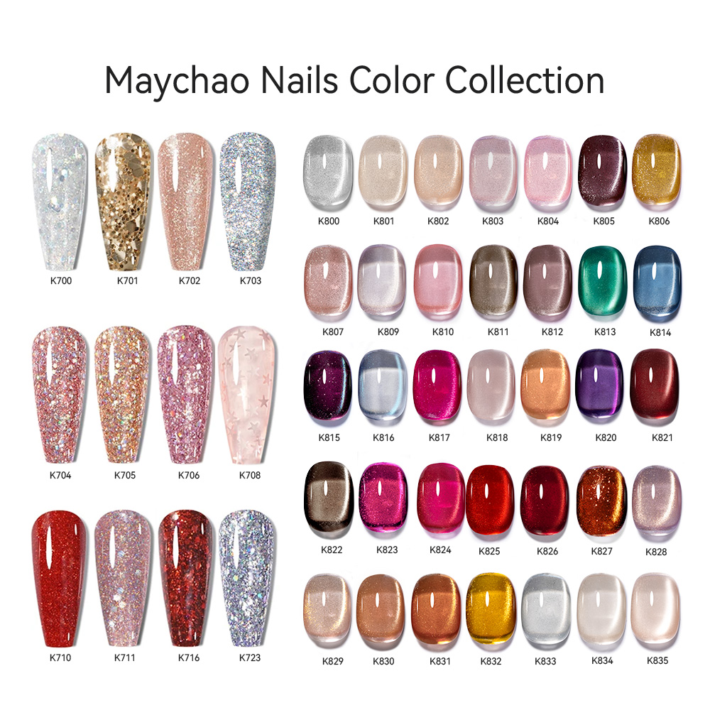 MAYCHAO 10Ml Mèo Từ Gel Móng T - đánh giá và giá Resin Art Varnish