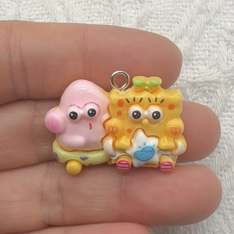 10pcs cartoon resin pendant, D - đánh giá và giá Resin Art Gift Ideas