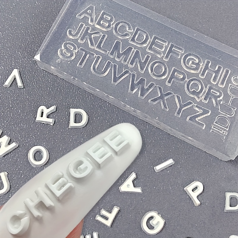 2026 3D Letter Nail Silicone M - đánh giá và giá Resin Art Zone