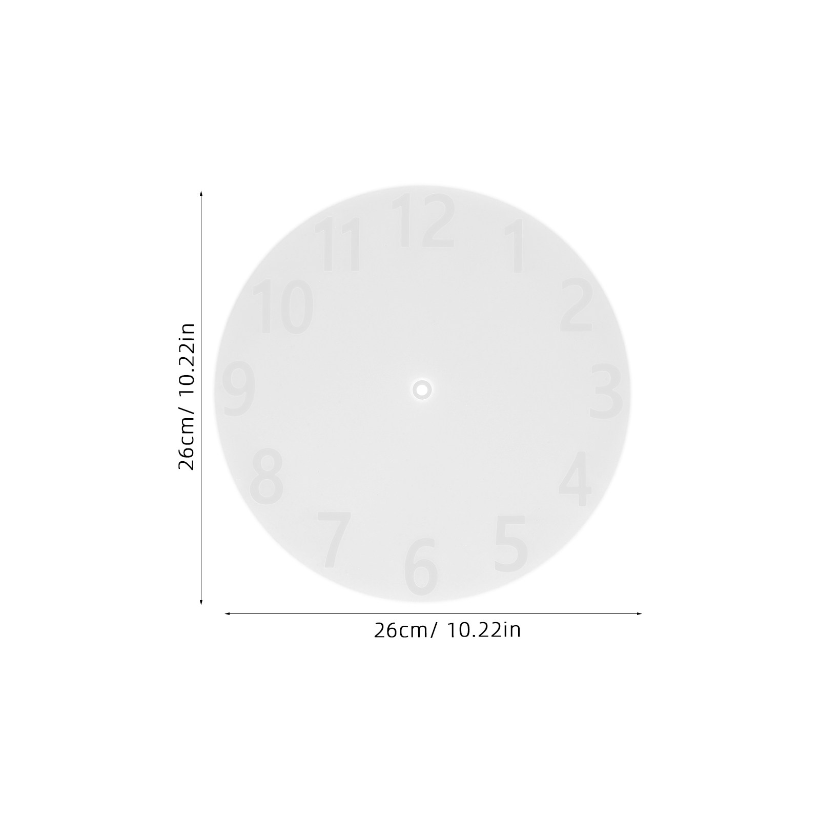 1Set Silicone Clock Mold Kit f - đánh giá và giá Resin Art Clock