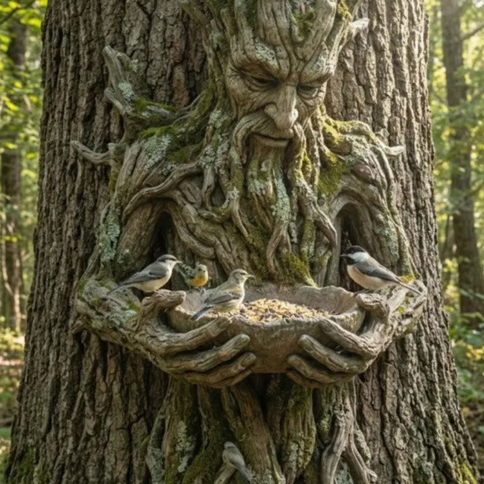 Funny Bigfoot Tree Hanging Bir - đánh giá và giá Resin Art Watch