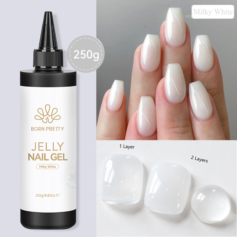BORN PRETTY 250g Jelly Milky W - đánh giá và giá Resin Art Varnish