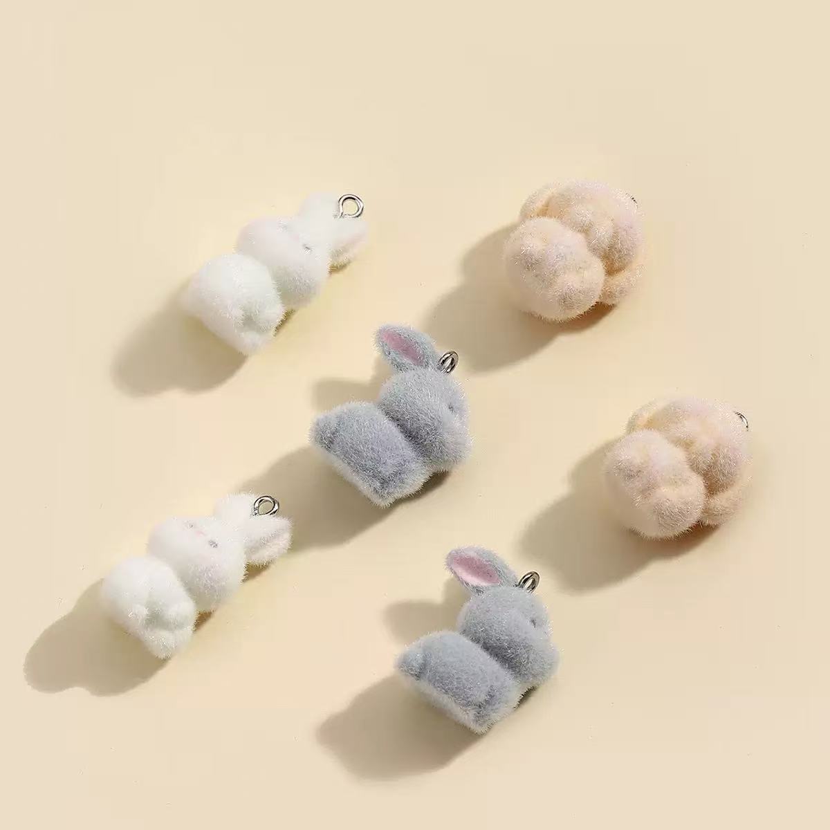 10pcs Flocking Little Rabbit R - đánh giá và giá Resin Art Gift Ideas