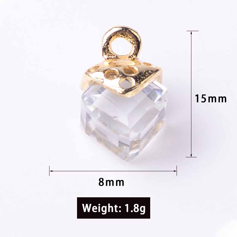 10Pcs Mix Color Glass Quyến Rũ - đánh giá và giá Resin Art Cube