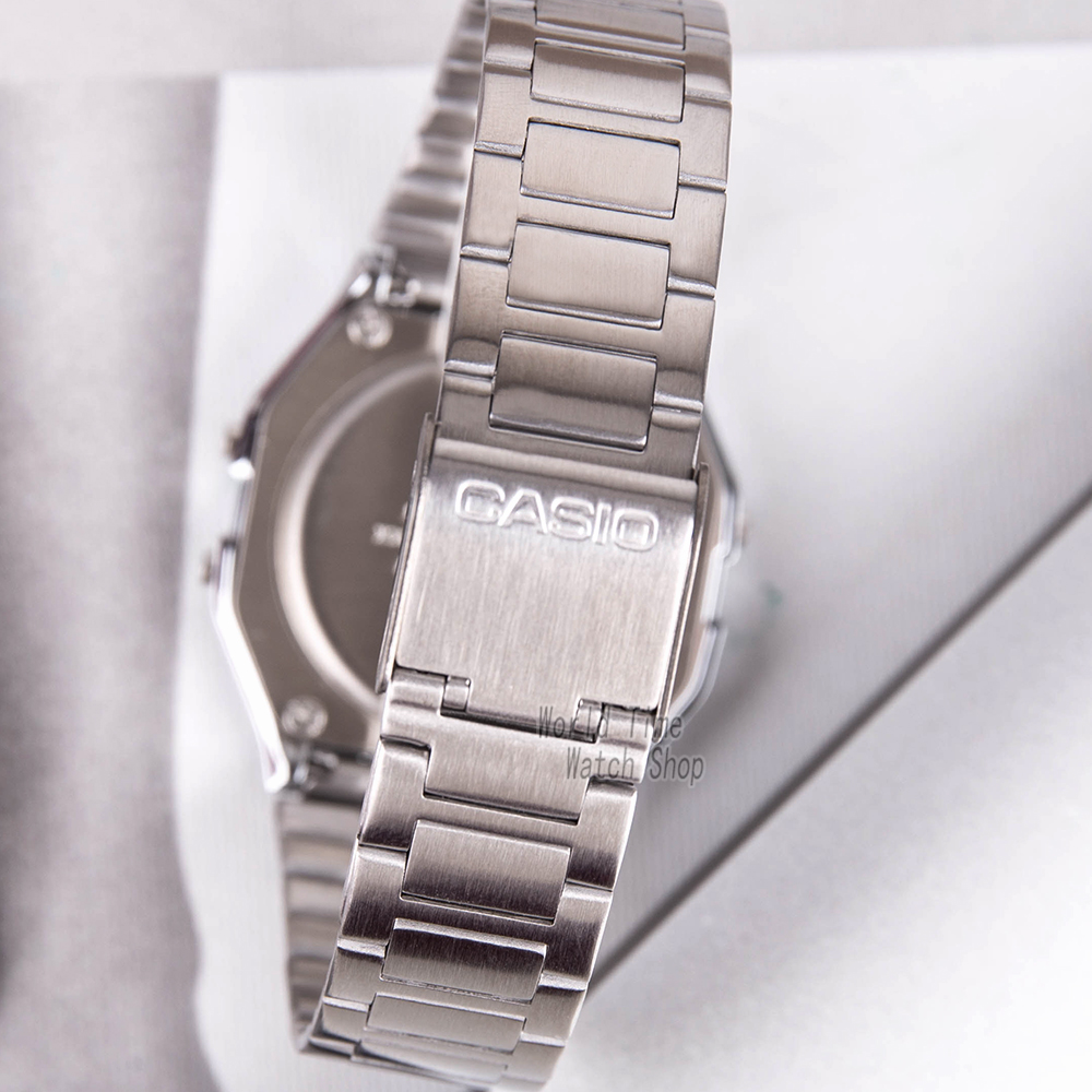 Casio Watch Silver Watch Men S - đánh giá và giá Resin Art Watch